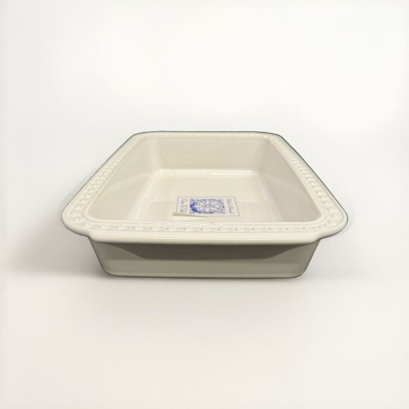 Brand New Oven To Table Stoneware White Baking Dish Lasagna Casserole Delmar 11” - Picture 5 of 9
